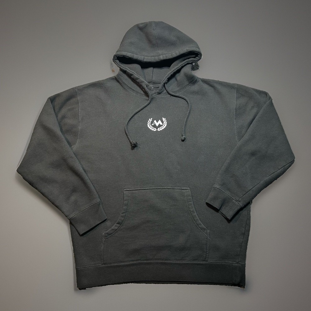 Mentality Hoodie L Black Pegasus The Come Up Graphic Gym Streetwear Sweatshirt